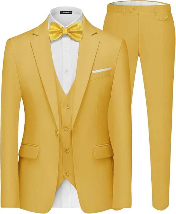 MAGE MALE Men's 3 Pieces Suit - Image 8