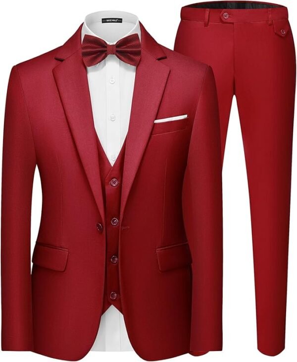 MAGE MALE Men's 3 Pieces Suit - Image 4