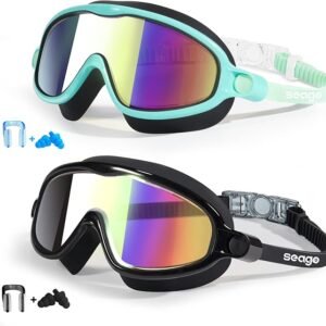 seago swim goggles 2 pack anti