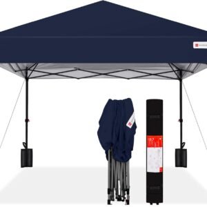 best choice products 10x10ft 1 person setup pop up canopy tent