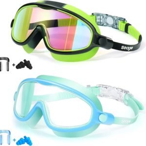 seago swim goggles 2 pack anti