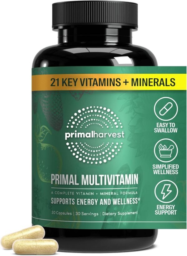 primal harvest primal multivitamin daily multi vitamin supplement