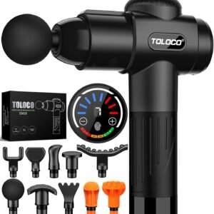 toloco massage gun, deep tissue back massage for athletes for pain
