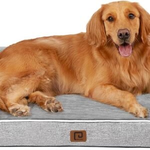 eheyciga orthopedic dog beds for extra large dogs 44x32inch, waterproof