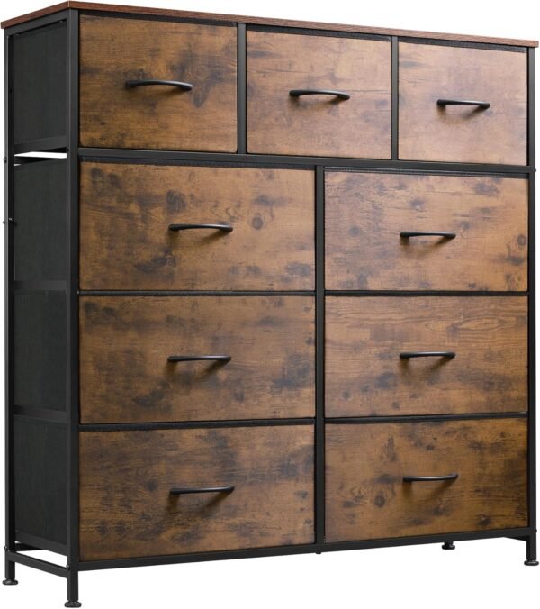 wlive 9 drawer dresser, fabric storage tower