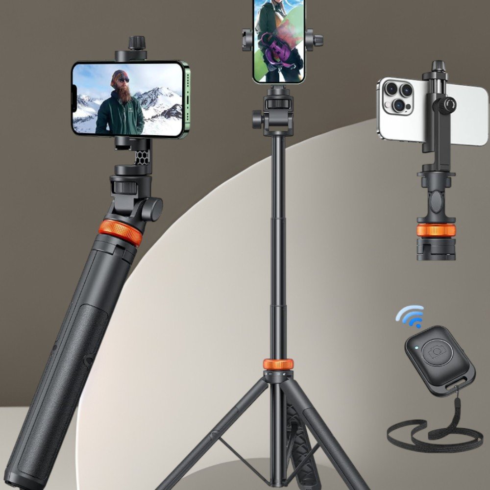eucos 62" phone tripod, tripod for iphone & selfie stick with remote, extendable cell phone stand & ultimate phone holder, solidest phone stand compatible with iphone/android eucos 62" phone tripod, tripod for iphone & selfie stick with remote, extendable cell phone stand & ultimate phone holder, solidest phone stand compatible with iphone/android
