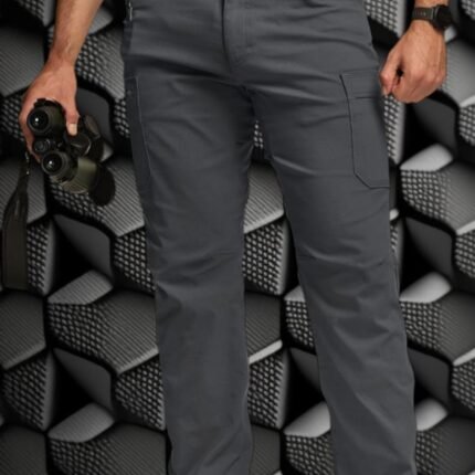 cqr men's active flex tactical pants, water resistant lightweight stretch cargo work hiking pants