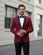 coofandy men tuxedo jacket slim fit blazer