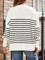 lillusory women's oversized batwing sweaters 2025 fall outfits trendy crewneck knit side slit fashion pullover tops