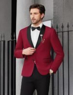 coofandy men tuxedo jacket slim fit blazer