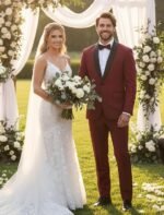 coofandy men tuxedo jacket slim fit blazer