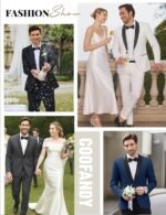 coofandy men tuxedo jacket slim fit blazer