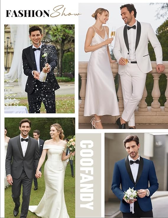 coofandy men tuxedo jacket slim fit blazer coofandy men tuxedo jacket slim fit blazer