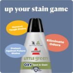 bissell little green mini portable carpet and upholstery deep cleaner, car/auto detailer, with hydrorinse self cleaning tool and 4" tough stain tool,...