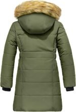 zshow girls' long winter coat parka waterproof warm puffer jacket